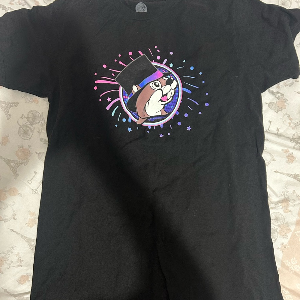 Black Graphic Kids T-Shirt with Fun Design